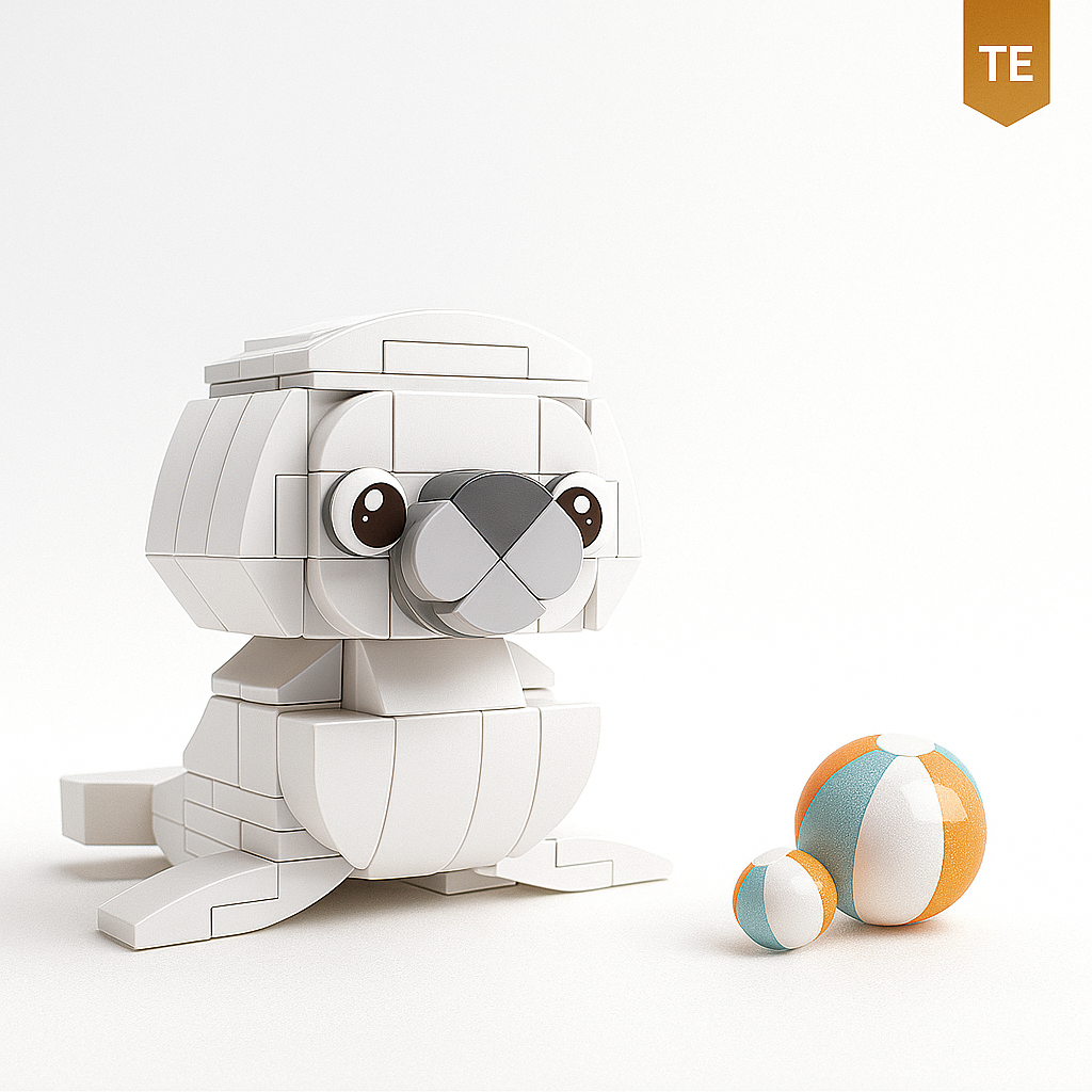 Cartoon Animal Building Blocks