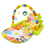 Musical Baby Play Gym With Piano – Tummy Time Mat With Lights & Animal Sounds