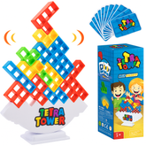 Tumbling Tetris Tower – Balance Game for Kids & Family Fun