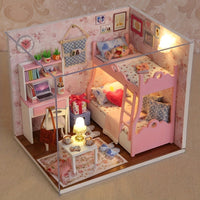 Thumbnail for Dollhouse | Magical mini world - DIY wooden house with LED lighting