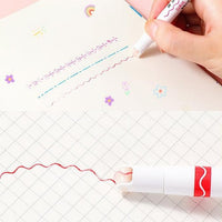 Thumbnail for Multi-Color Highlighter Pen | Colorful Roller Tip Highlighter Set for Creative Minds - 6 Pieces Full of Fun