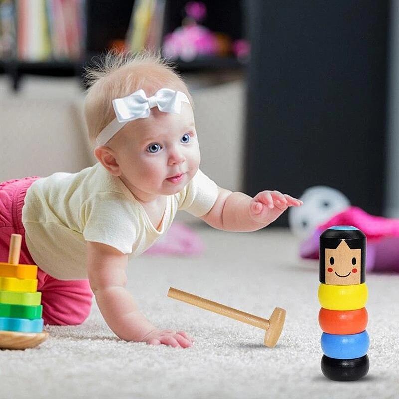 Toystar Magic Flex Toy | Magic Bendable Wooden Acrobat - Encourages creative play and motor skills - Magische Buigbare Hou...