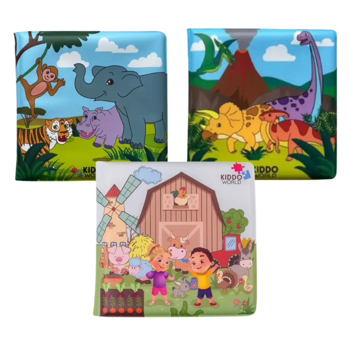 Toystar AquaBook | Splashing fun - Waterproof bath book for learning and playing - Spetterend plezier - Waterbestendig bad...