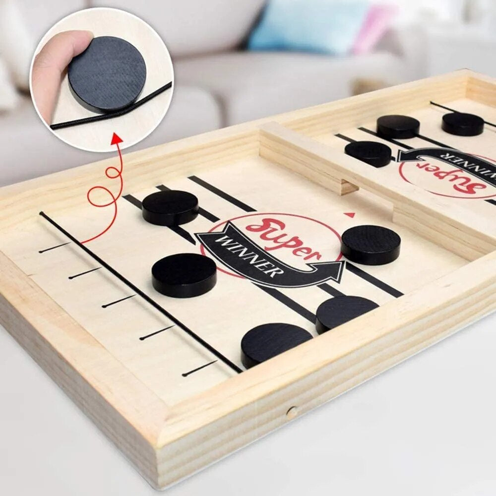 Toystar Ecotoys Sling Puck Mania | Speed ​​& Excitement - Fast Hockey Sling Puck Game for the Whole Family - Snelheid & Sp...