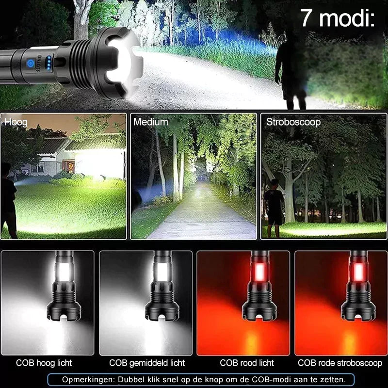 PowerBeam Pro | Unparalleled clarity for any situation - The ultimate tactical flashlight for safety and power