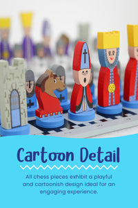 Thumbnail for Toystar EcoToys Chess Adventure Set | Encourage Creativity - Educational wooden chess for children - Bestseller - Stimulee...