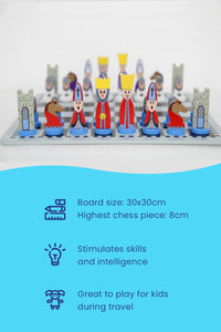Thumbnail for Toystar EcoToys Chess Adventure Set | Encourage Creativity - Educational wooden chess for children - Bestseller - Stimulee...