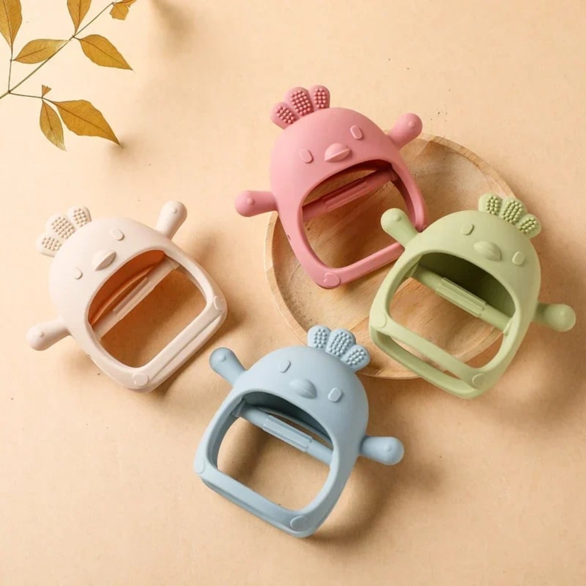 Toystar Baby Teething Gloves | Comforting - Silicone Anti-Bite Stick - Bestseller - Troostend - Siliconen Anti-Bijt Stok (3)