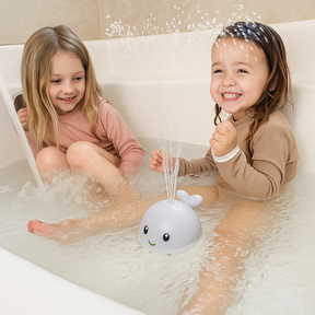 Interactive Whale Bath Toy | LED Light Water Spray Baby Toy