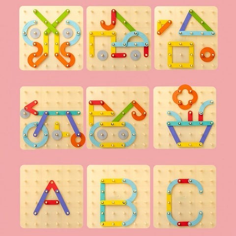 Ecotoys GeoFun Board | Discover fun and learning in one - Montessori geometry toys