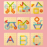 Thumbnail for Ecotoys GeoFun Board | Discover fun and learning in one - Montessori geometry toys