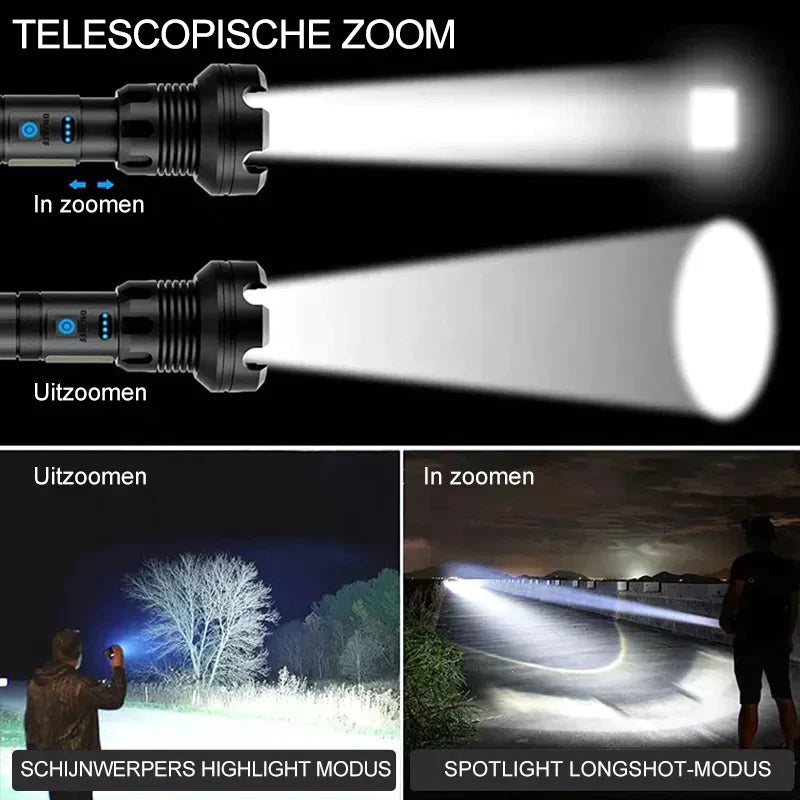PowerBeam Pro | Unparalleled clarity for any situation - The ultimate tactical flashlight for safety and power