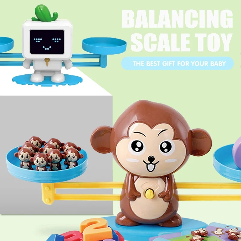 Toystar MathMonkey Balance Game | Make learning math fun - Educational and interactive math game - Maak leren wiskunde leu...
