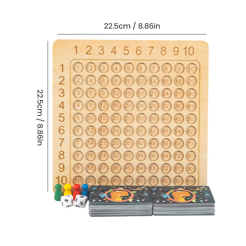 Toystar EcoToys Calcublox | Wooden Educational Math Game - Learn to count quickly & easily - educational game - calculatio...