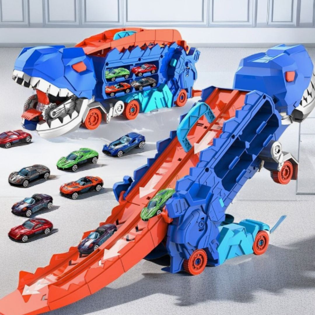 Toystar Jurassic Transporter | Ultimate gaming experience with racing cars - Transformable Dinosaur Truck - Bestseller - U...