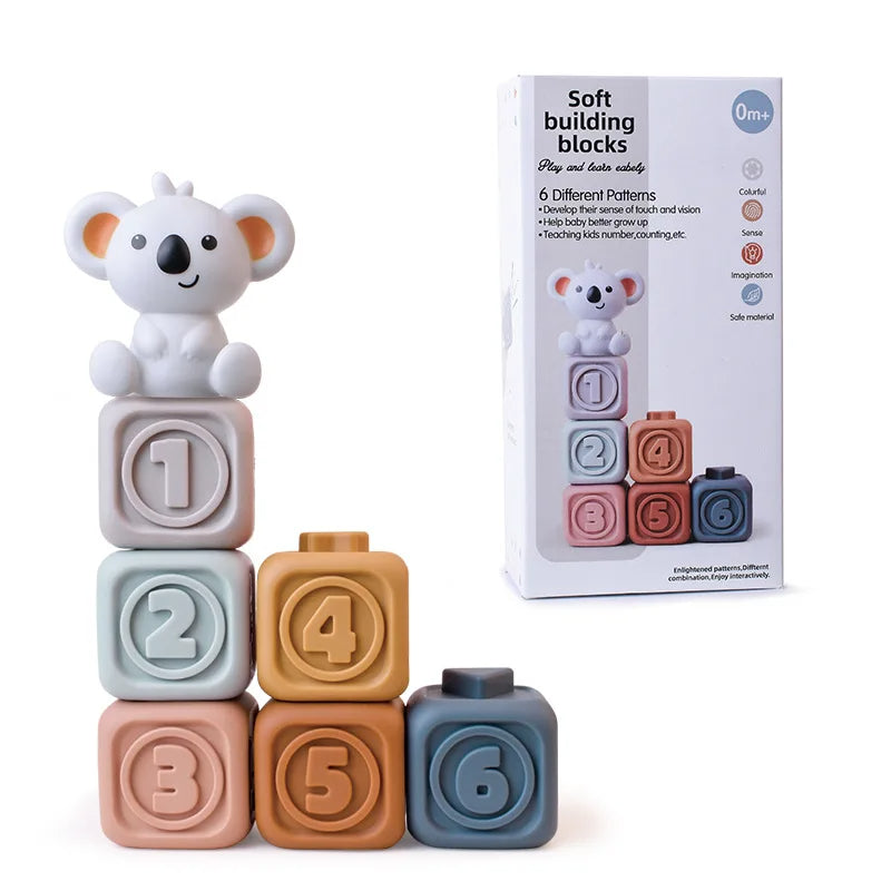 Toystar Building Blocks | Endless Creativity for Little Ones - Soft silicone building blocks - Eindeloze Creativiteit voor...