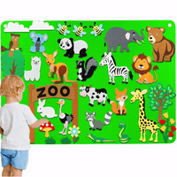 Thumbnail for Toystar Felt board with animals | Educational toys for toddlers - Discover the world - Creëer magie met verhalen - Educati...