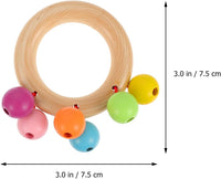 Thumbnail for Toystar Ecotoys RattlePlay | Sensory fun for little ones - Montessori Wooden Rattles - Sensorisch plezier voor kleintjes -...