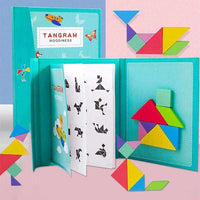 Thumbnail for Toystar Magnetix BrainBlocks | Stimulates Thinking - Magnetic Wooden Tangram - Stimuleert Denken - Magnetisch Houten Tangr...