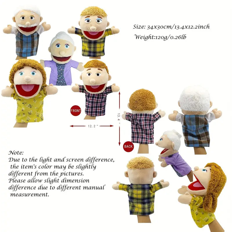 Glove puppet fun | Magical Puppetry - Soft plush hand puppet for interactive play fun