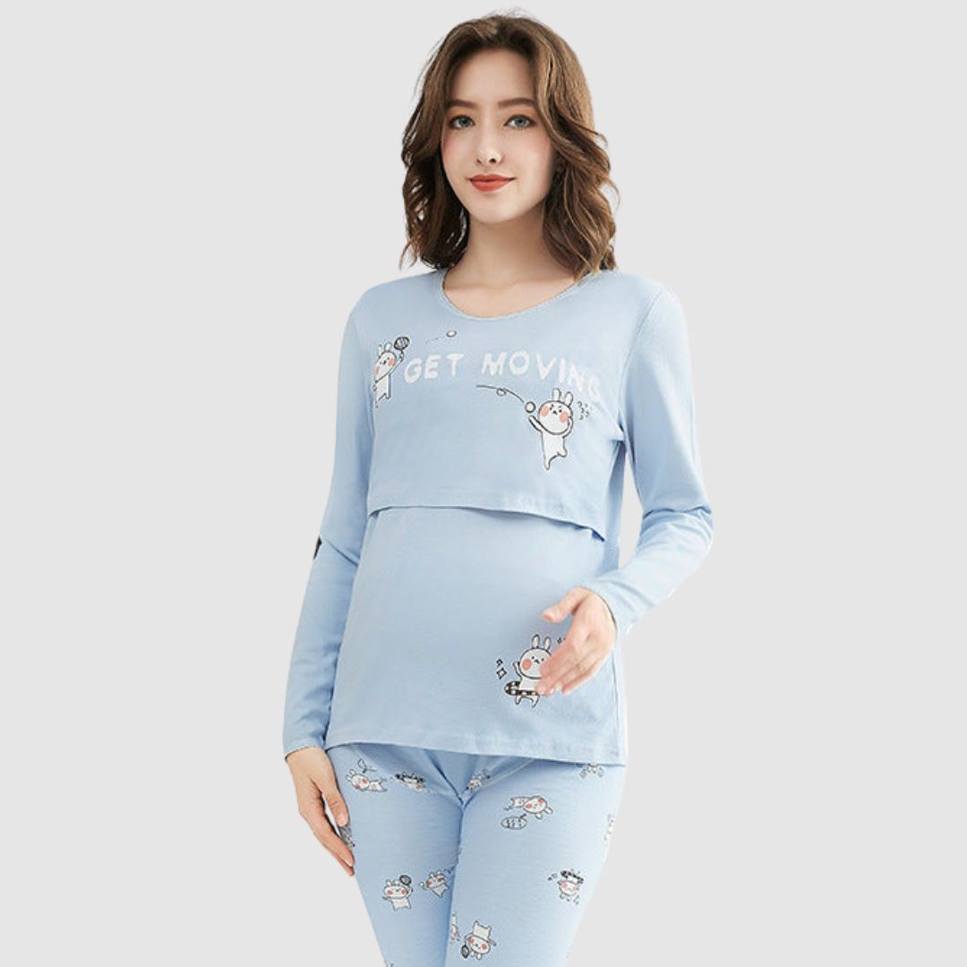 Toystar Mom's Comfort | Feel Beautiful and Caring - Soft Maternity Dress for Home - Voel Je Mooi en Zorgzaam - Zachte Zwan...