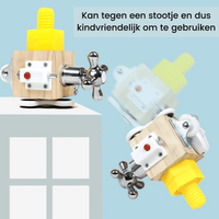 Thumbnail for Toystar EcoToys FunCube | Develop your skills - Creative Montessori wooden play block for children - Ontwikkel je vaardigh...