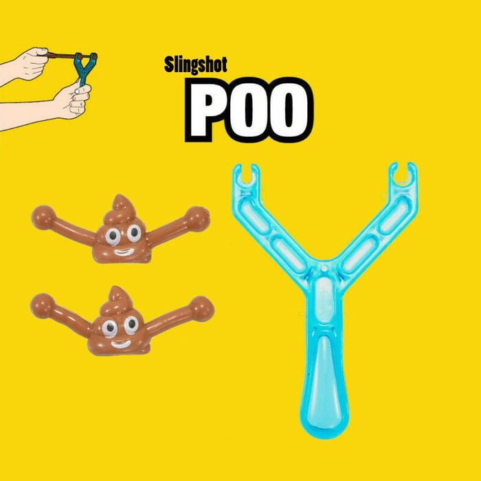 Toystar Sticky Poop Slingshot | Encourages creative play and hand-eye coordination - Play and learn fun - Stimuleert creat...