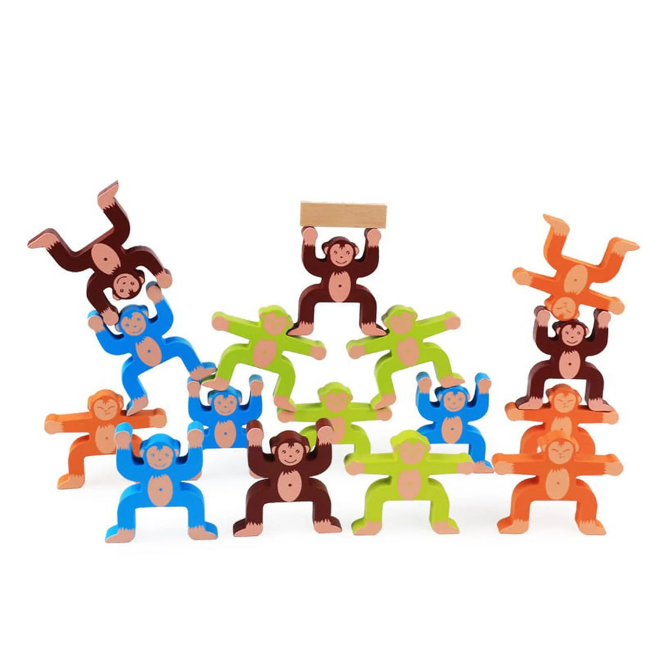 Toystar Balanzoo | Learning to work together in a playful way – Wooden Monkey Balance Game - Spelenderwijs leren samenwerk...