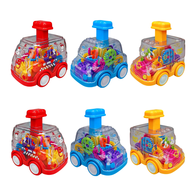 Toystar GearZoom | Stimulates curiosity - Push and drive toy car - Stimuleert nieuwsgierigheid - Druk en rij speelgoedauto...