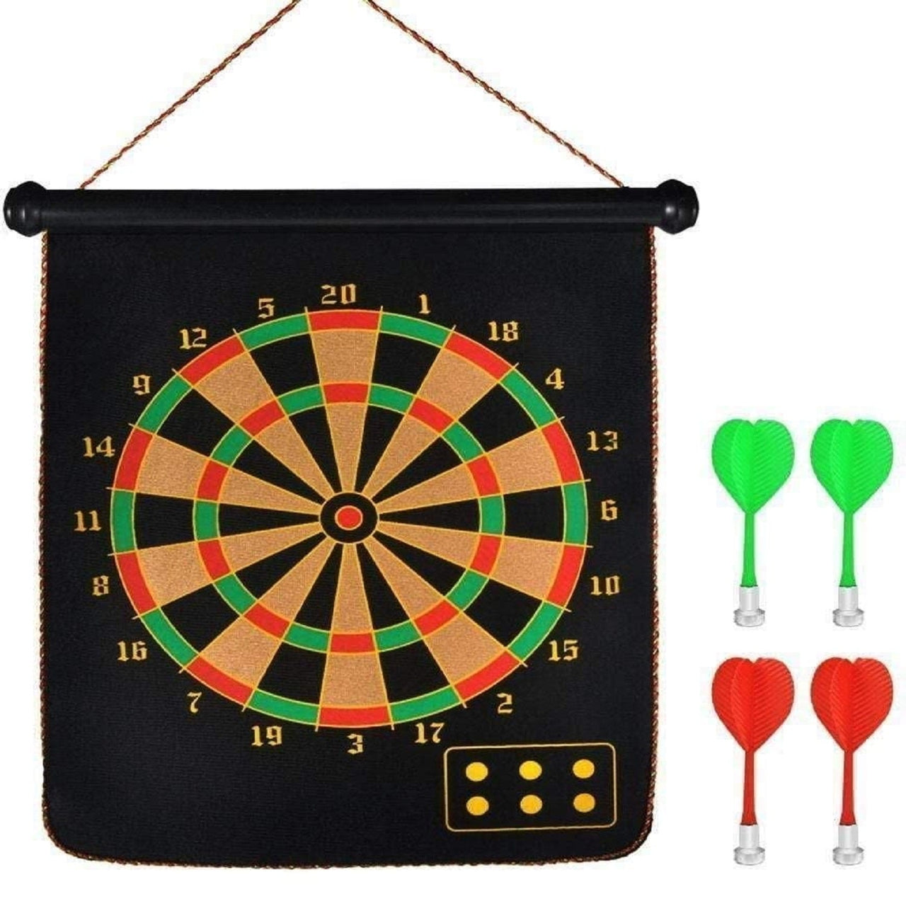 Toystar Magnetix MagnoDart | Safe playing fun - Magnetic dartboard for children, double-sided & foldable - Veilig speelple...