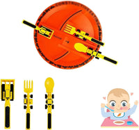 Thumbnail for Toystar Build & Bite | Eating fun for little builders - Playful children's cutlery set - Bestseller - Eetplezier voor klei...