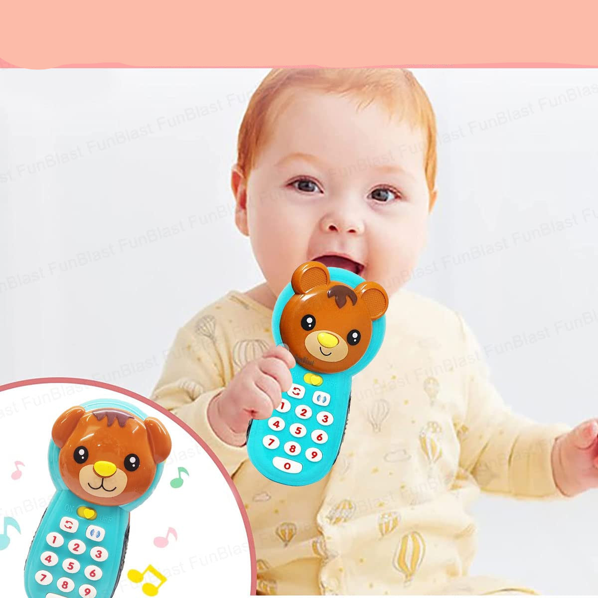 Toystar PreschoolPhone | Learning through play with light and sound - Educational toy telephone for children - Spelend ler...