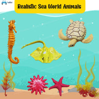 Thumbnail for Toystar OceanQuest | Dive into a magical sea - Play set with small sea animals for bath and imaginative play - Duik in een...