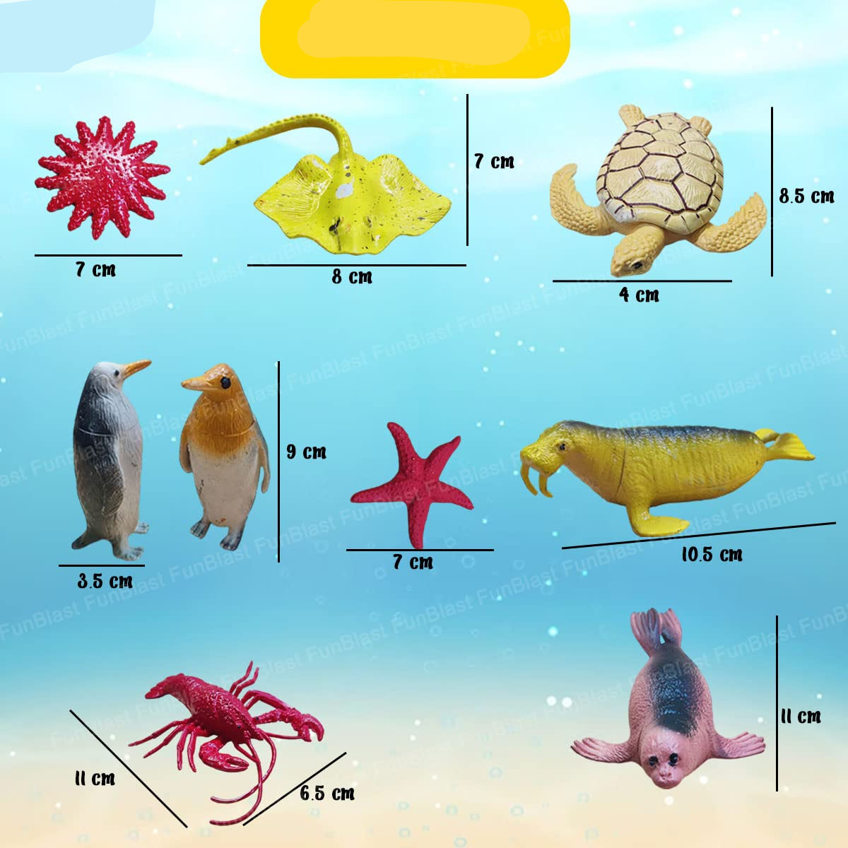 Toystar AquaWorld | Dive into an underwater adventure - Realistic sea animal playset for kids with fish - Duik in een onde...