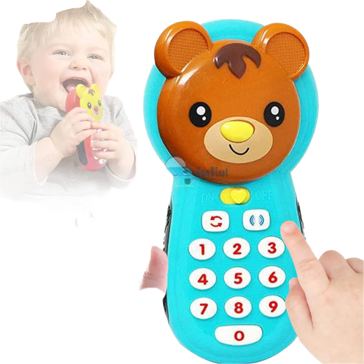 Toystar PreschoolPhone | Learning through play with light and sound - Educational toy telephone for children - Spelend ler...