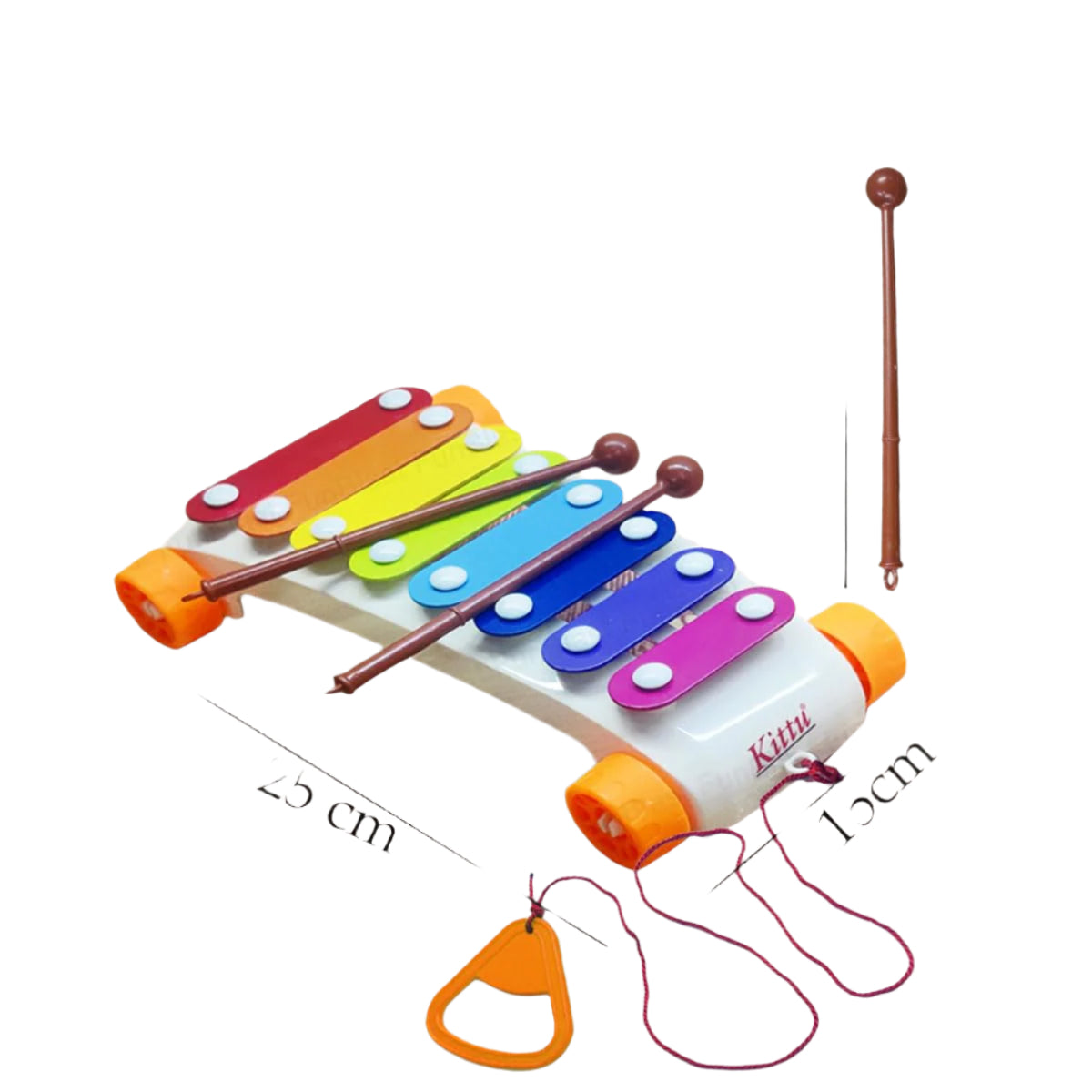 Toystar MelodyWheels | Musical magic in motion - Xylophone pull toy for toddlers - Muzikale magie in beweging - Trekspeelg...