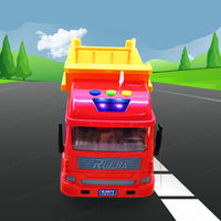 Thumbnail for Toystar PowerTruck | Robust play fun - Friction-driven dump truck with light and sound for children - Bestseller - Robuust...