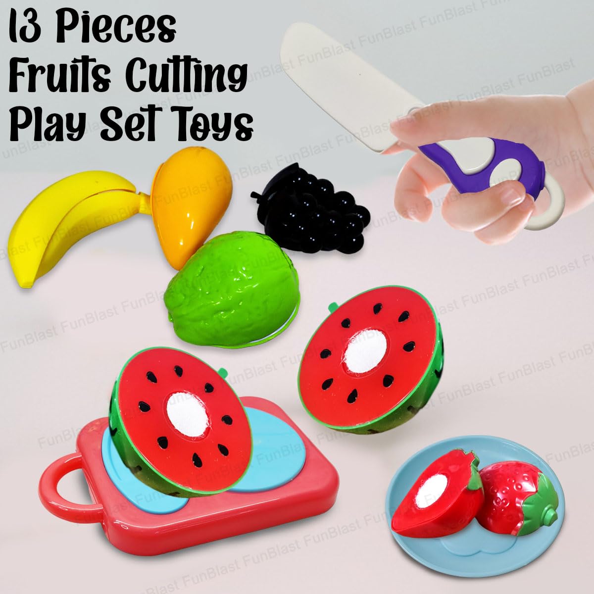 Toystar MiniChef | Cut and play - Educational fruit cutting set toys for children - Snij en speel - Educatief fruit snijse...