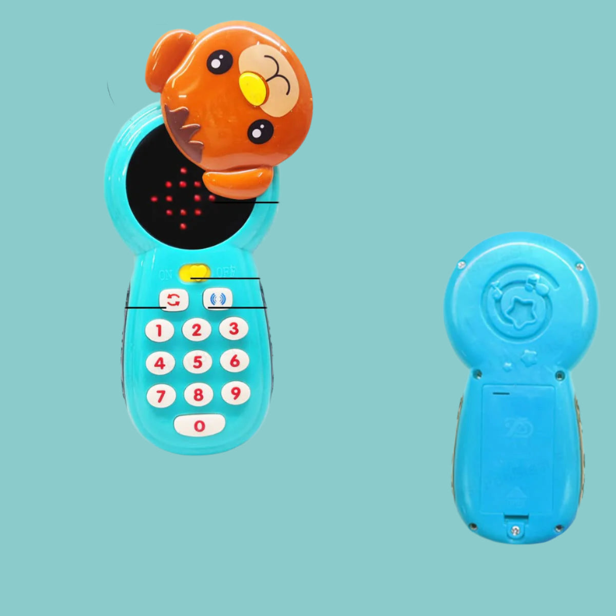Toystar PreschoolPhone | Learning through play with light and sound - Educational toy telephone for children - Spelend ler...