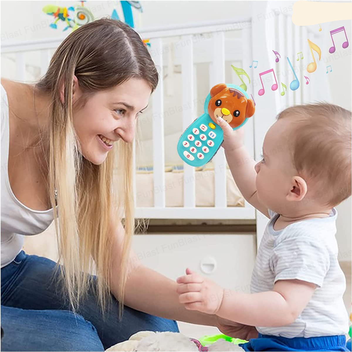 Toystar PreschoolPhone | Learning through play with light and sound - Educational toy telephone for children - Spelend ler...
