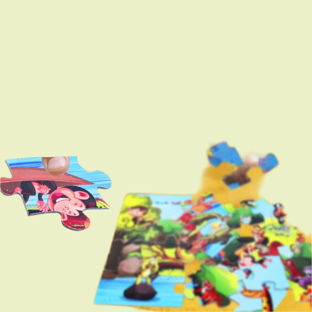 Toystar PuzzleSafari | Adventure learning fun - Animal kingdom panorama puzzle for kids - Avontuurlijk leerplezier - Diere...