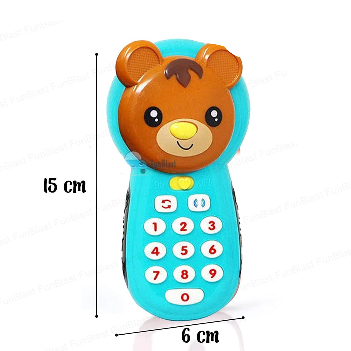 Toystar PreschoolPhone | Learning through play with light and sound - Educational toy telephone for children - Spelend ler...