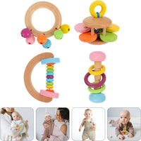 Thumbnail for Toystar Ecotoys RattlePlay | Sensory fun for little ones - Montessori Wooden Rattles - Sensorisch plezier voor kleintjes -...