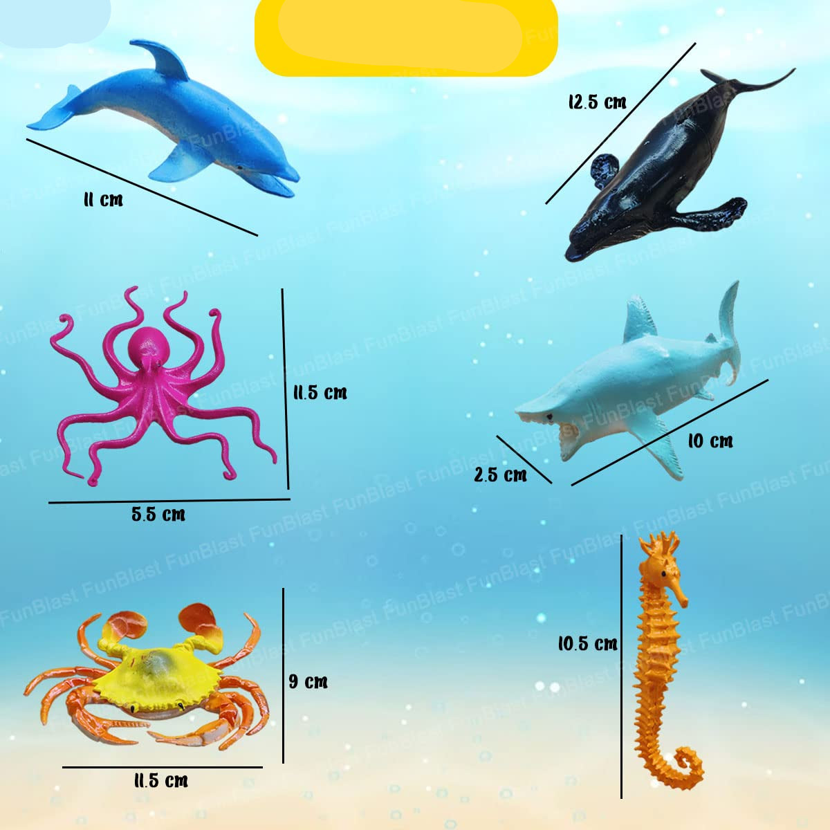 Toystar AquaWorld | Dive into an underwater adventure - Realistic sea animal playset for kids with fish - Duik in een onde...