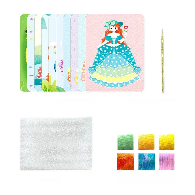 Toystar Artistic | Enchanting Prick Princess Paint Stickers - Creative painting fun for kids - Betoverende Prikprinses Ver...