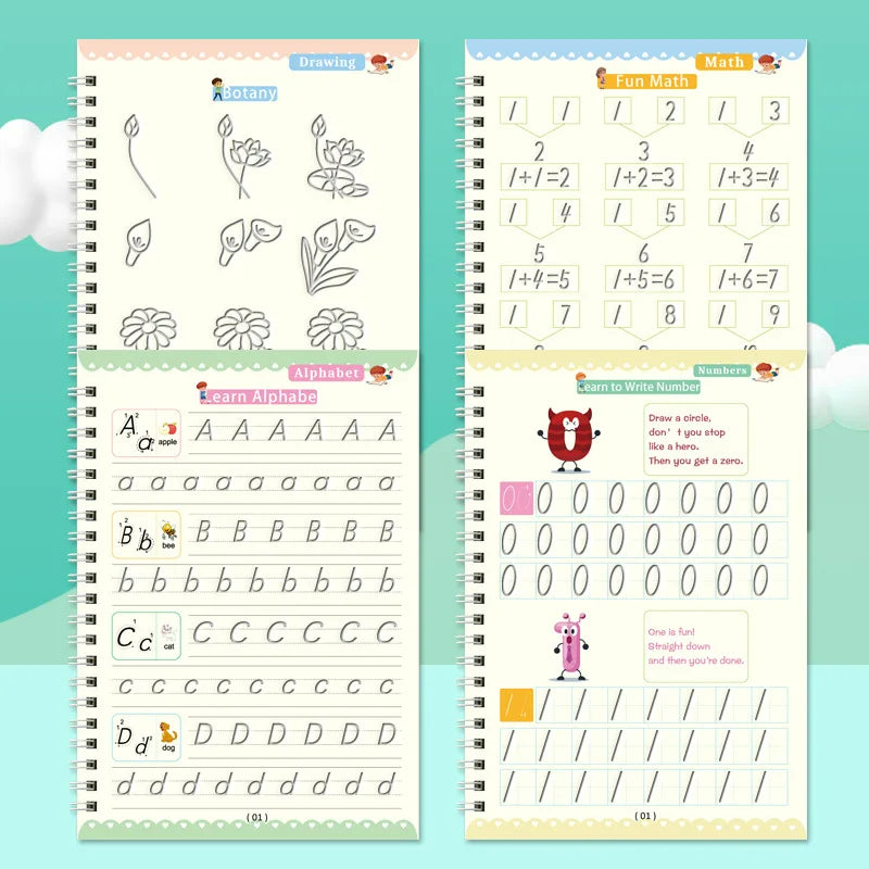 Toystar WonderBook | Bring learning to life - Playful exercise books for young explorers - Breng leren tot leven - Speelse...