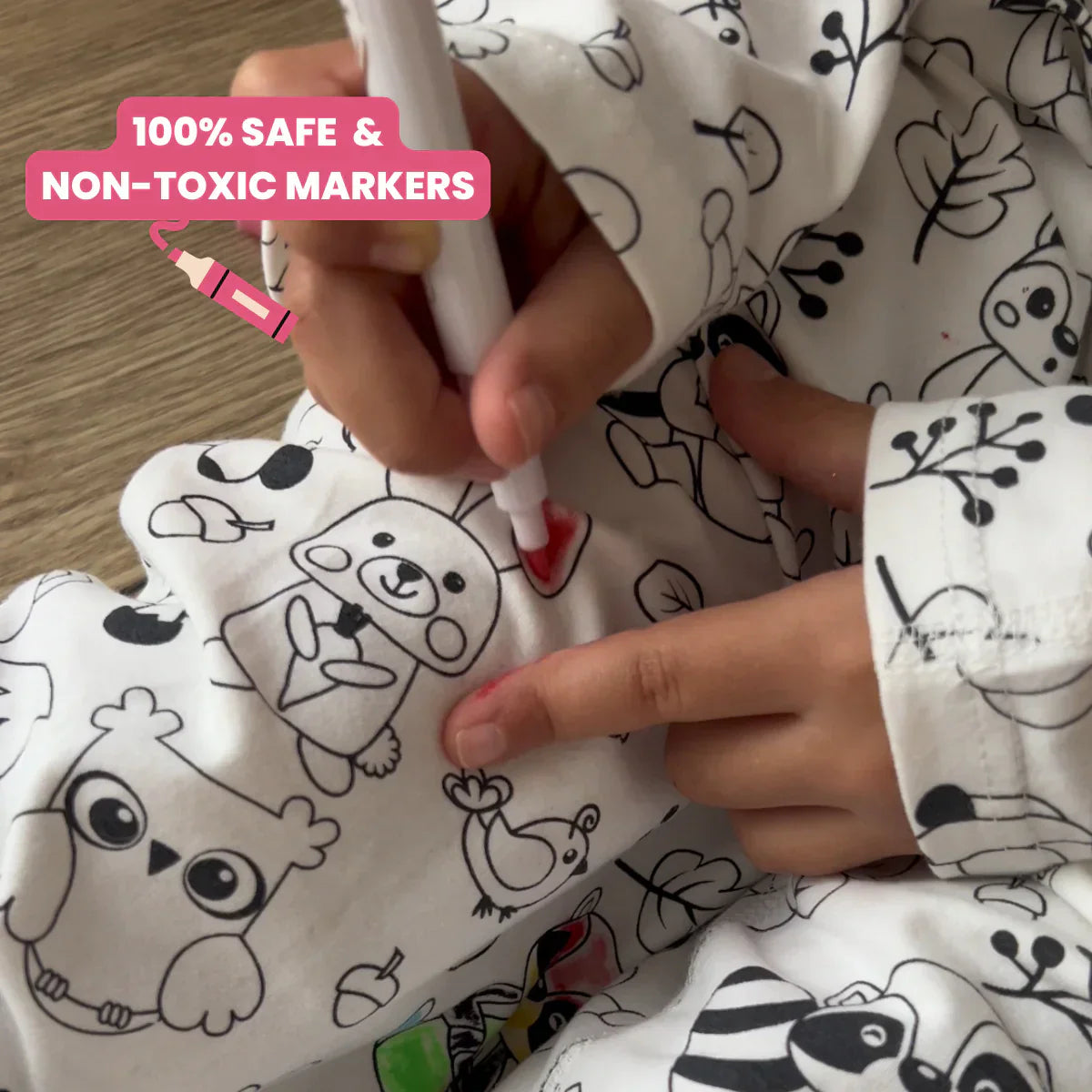 Toystar ForestFriends | Color and discover - DIY pajama set with forest animals - Kleuren en ontdekken - DIY pyjamaset met...