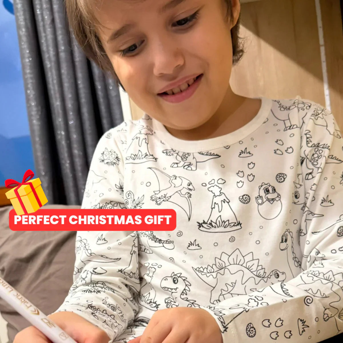 Toystar DinoDreams | Color and play - DIY pajama set with dino print - Kleuren en spelen - DIY pyjamaset met dino-print (7)