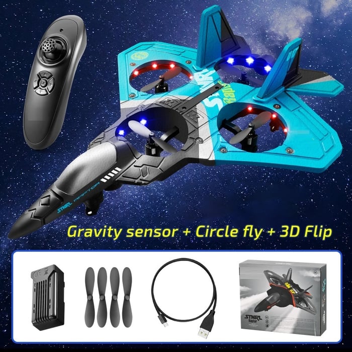 Toystar Jet Fighter | Best Remote Control Toy Ever - Encourages action and coordination - Bestseller - Beste op afstand be...