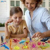 Thumbnail for Toystar OceanQuest | Dive into a magical sea - Play set with small sea animals for bath and imaginative play - Duik in een...